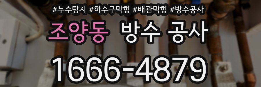 조양동 방수 공사