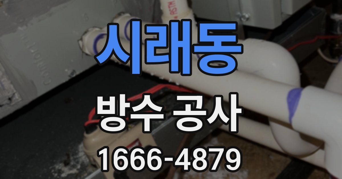시래동 방수 공사