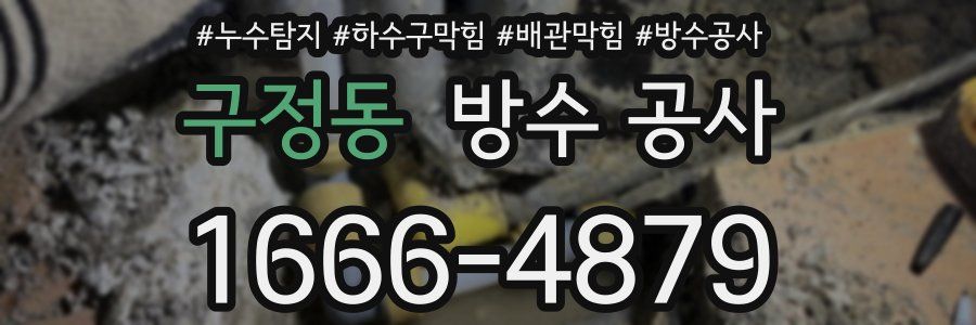 구정동 방수 공사
