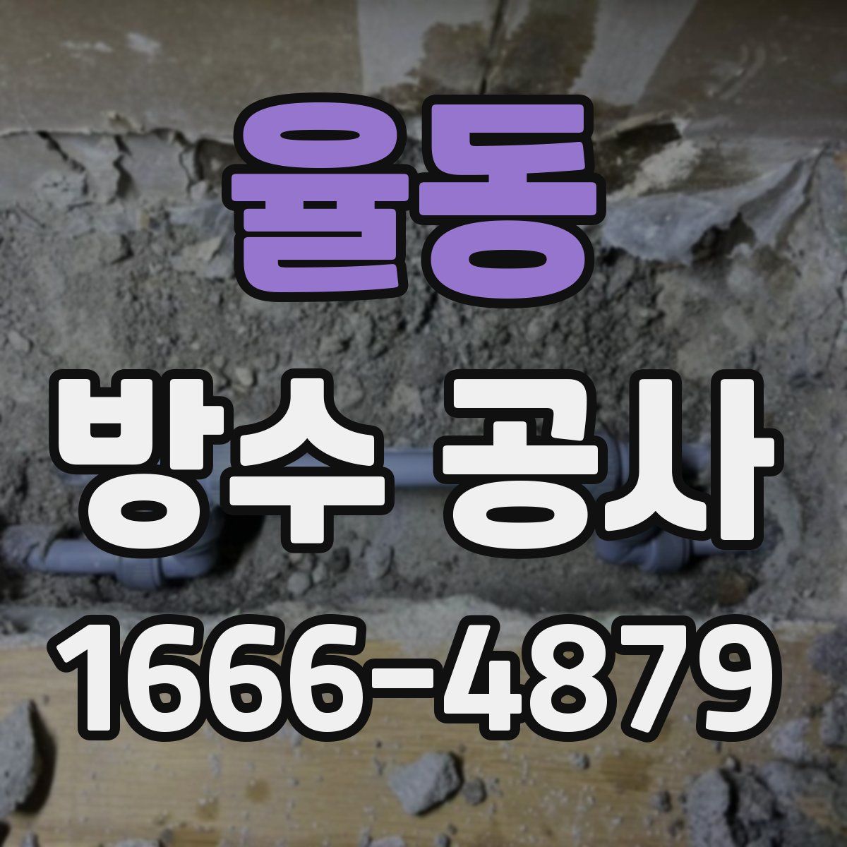 율동 방수 공사