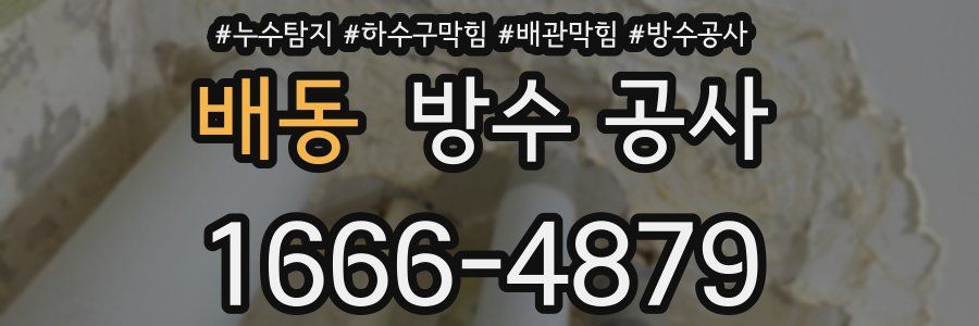 배동 방수 공사