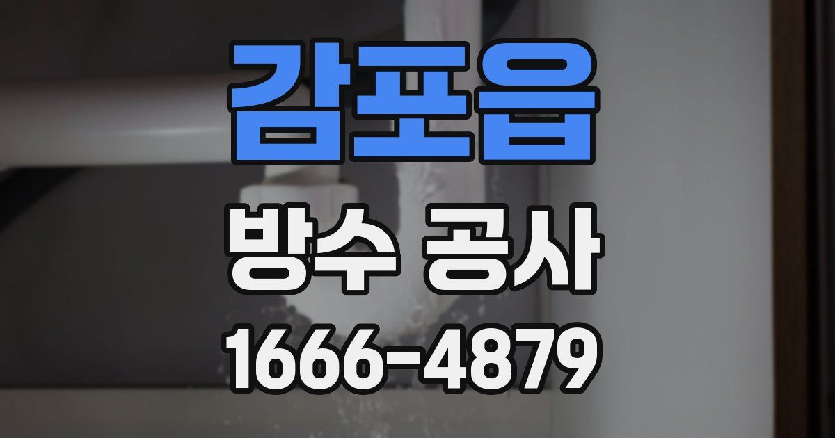 감포읍 방수 공사