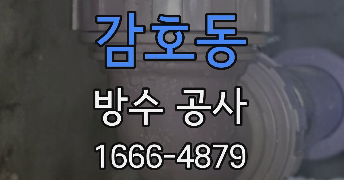 감호동 방수 공사