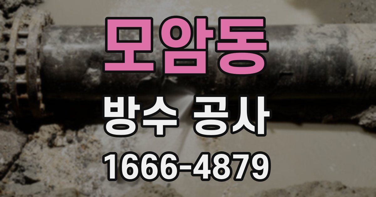 모암동 방수 공사