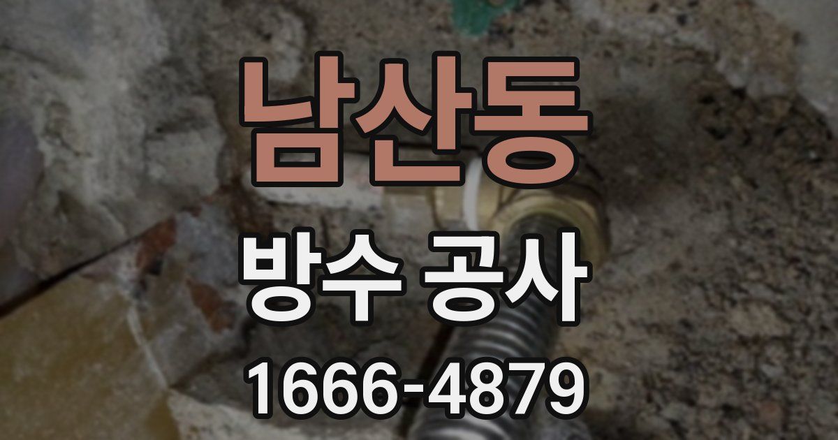 남산동 방수 공사