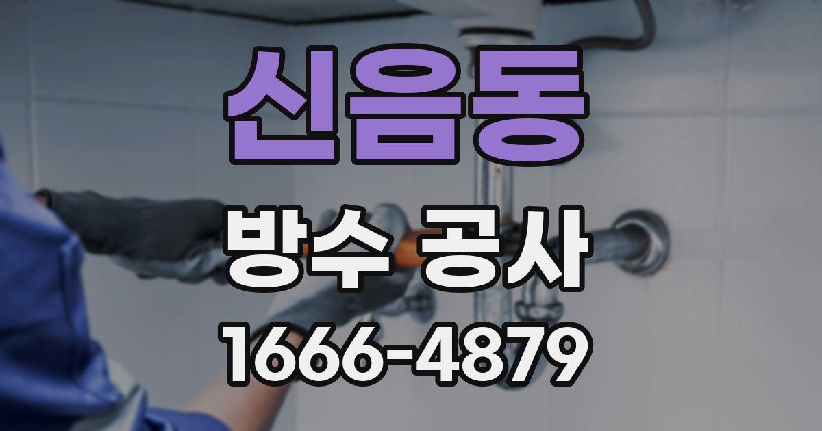 신음동 방수 공사