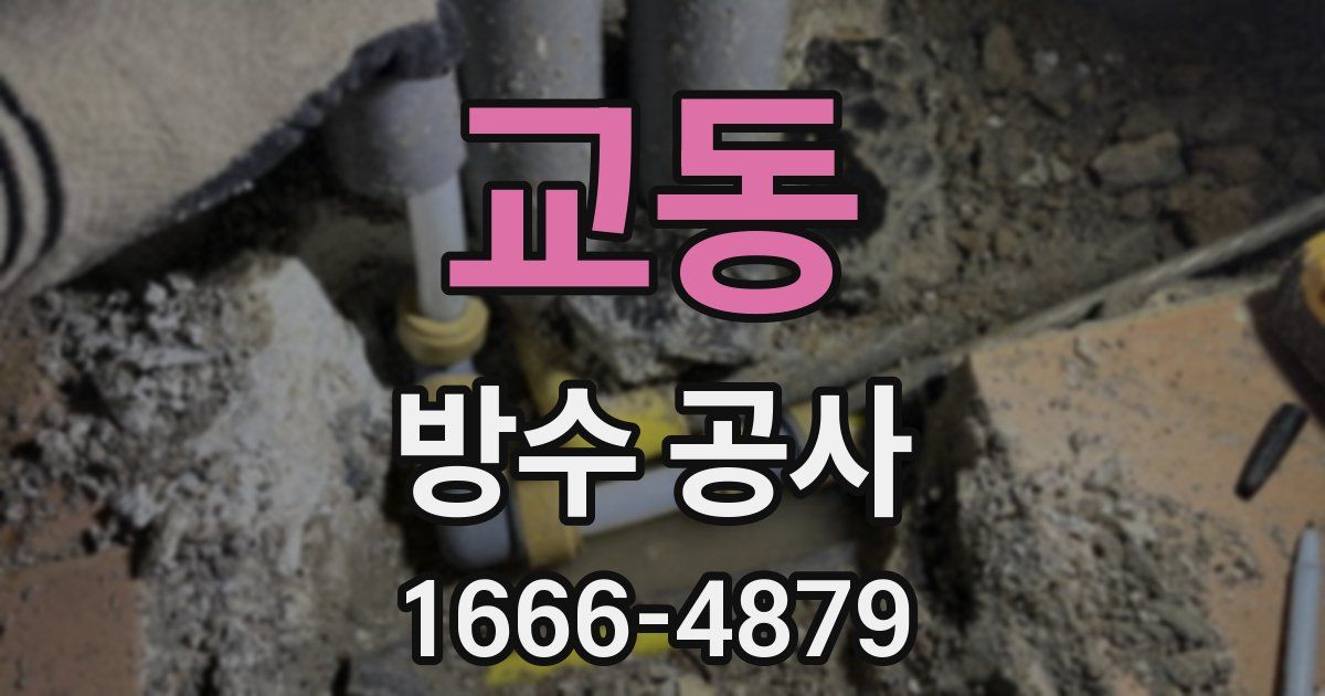 교동 방수 공사