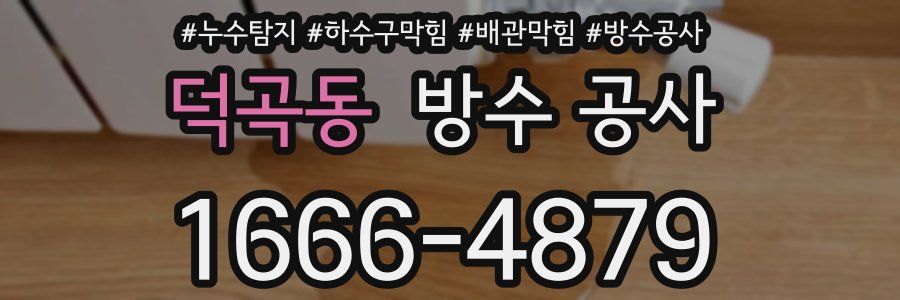 덕곡동 방수 공사