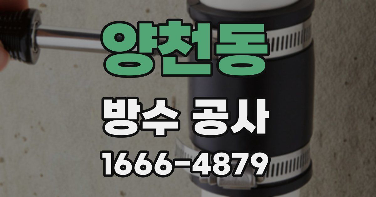 양천동 방수 공사