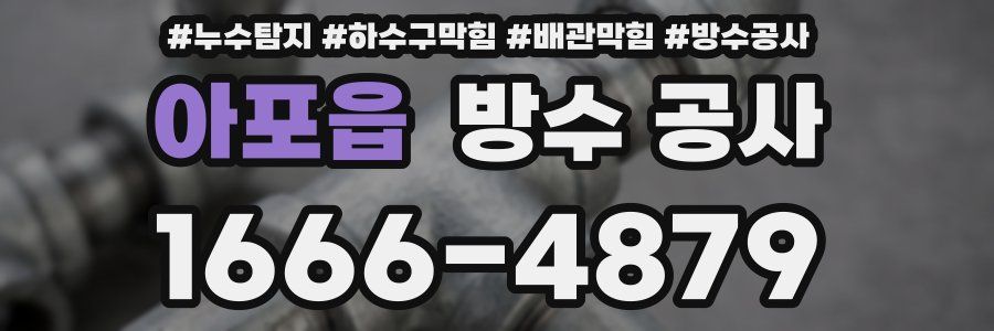 아포읍 방수 공사