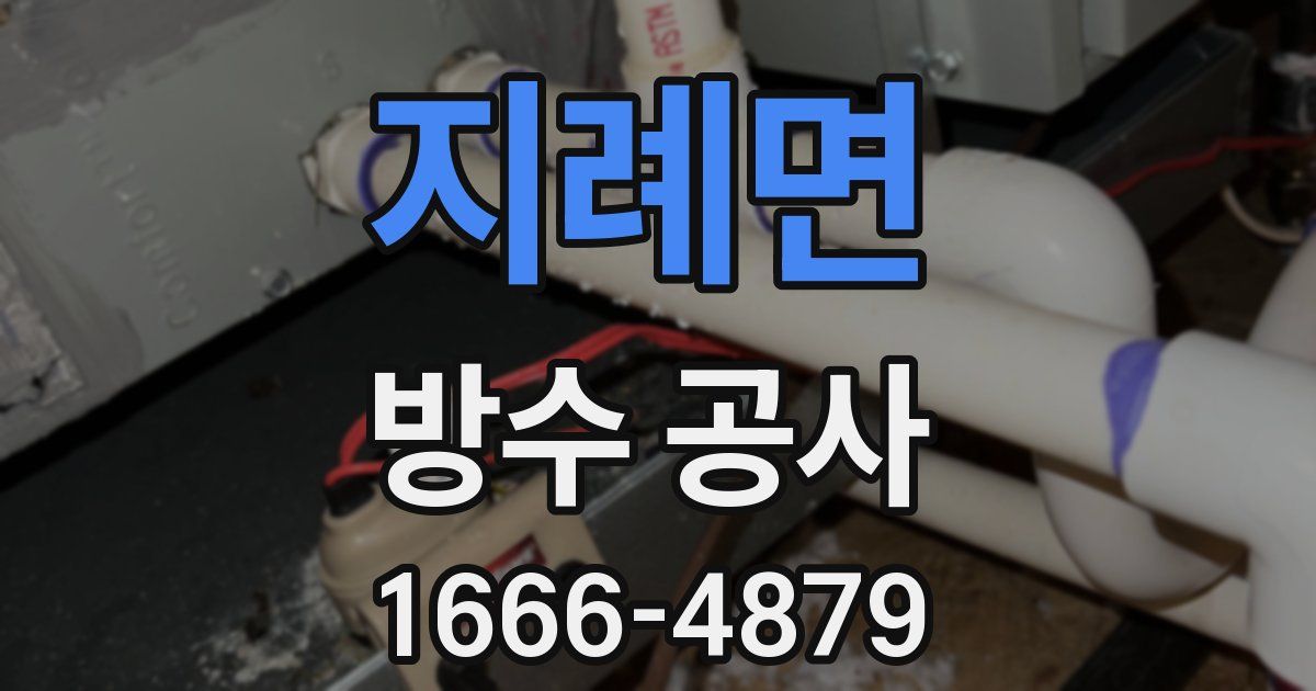 지례면 방수 공사