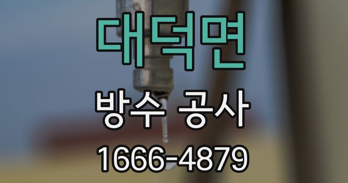 대덕면 방수 공사