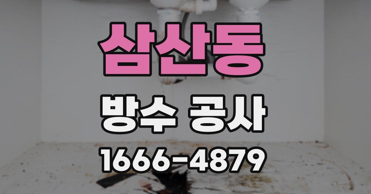 삼산동 방수 공사