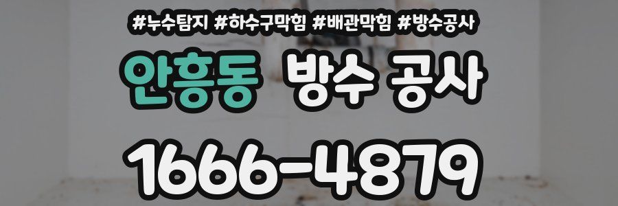안흥동 방수 공사