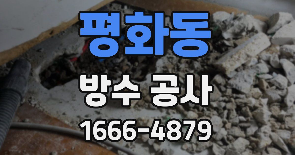 평화동 방수 공사