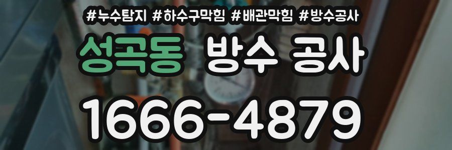 성곡동 방수 공사