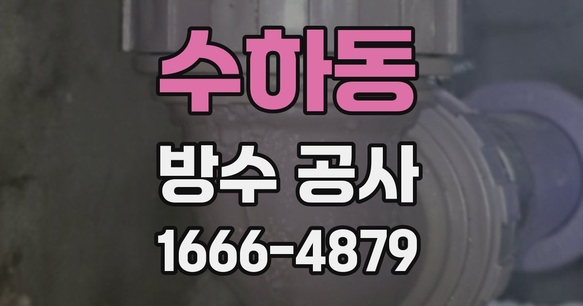 수하동 방수 공사