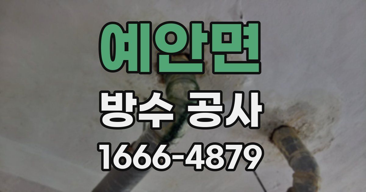 예안면 방수 공사
