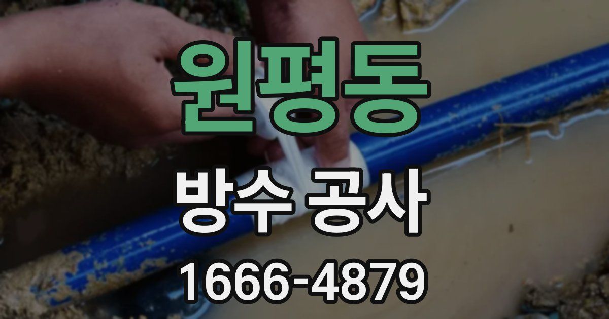 원평동 방수 공사