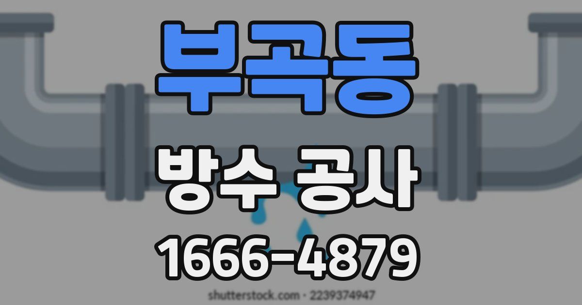 부곡동 방수 공사