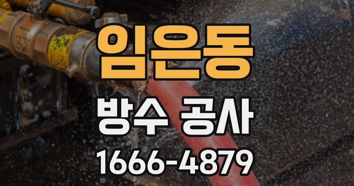 임은동 방수 공사