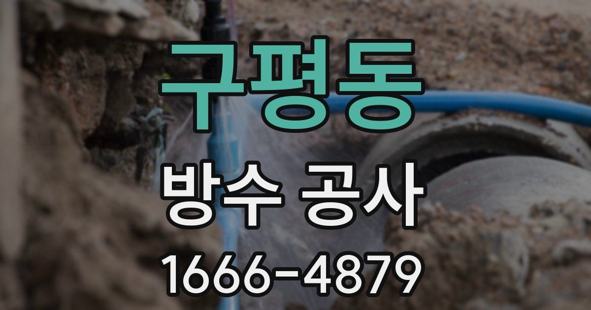 구평동 방수 공사