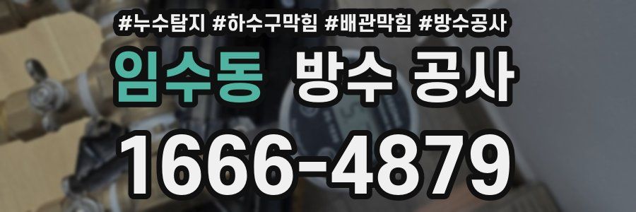임수동 방수 공사