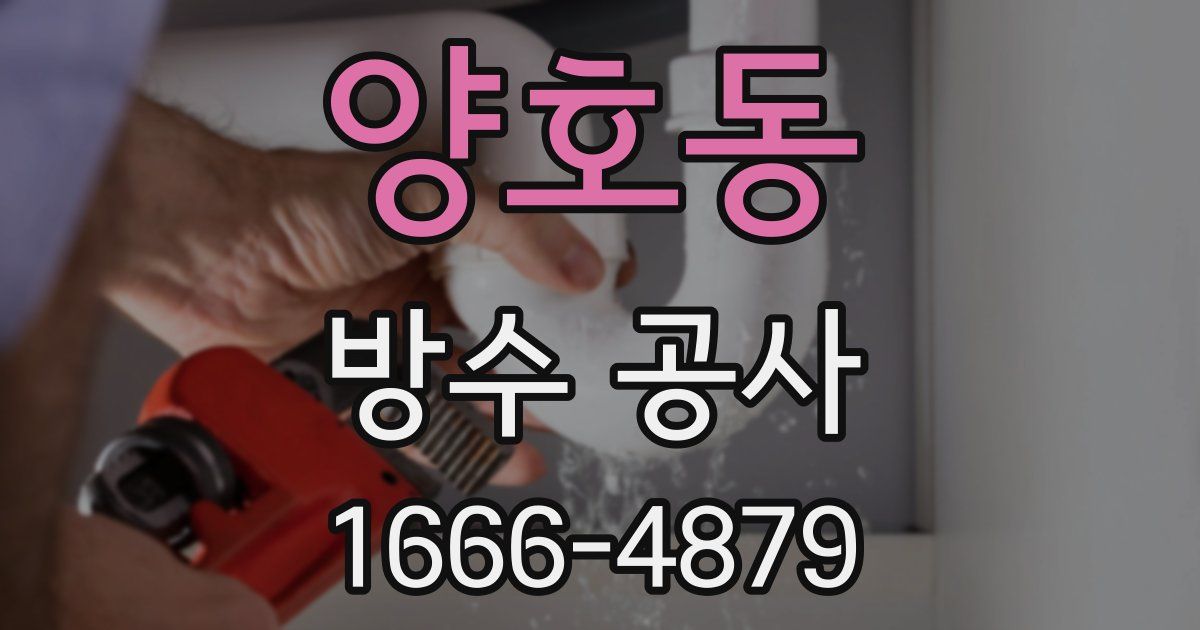 양호동 방수 공사
