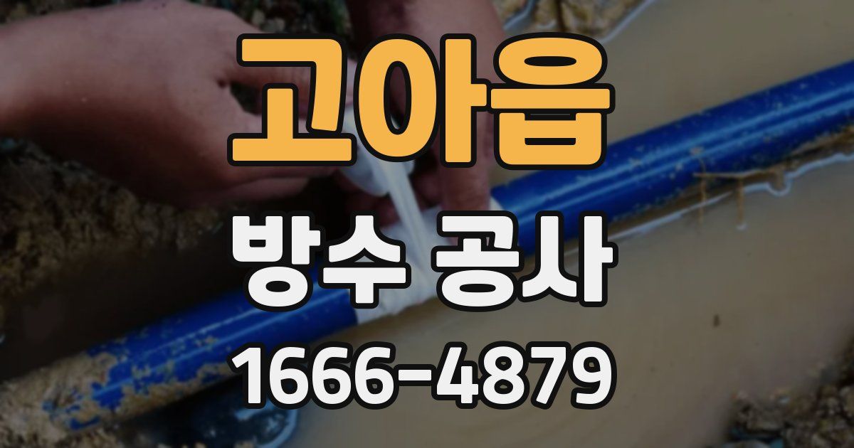 고아읍 방수 공사