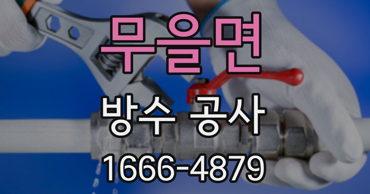 무을면 방수 공사