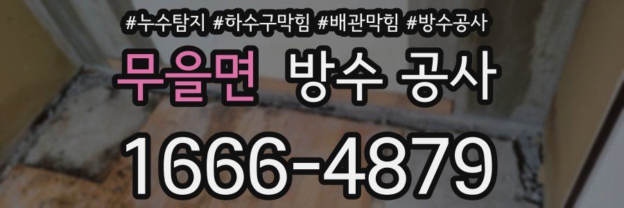무을면 방수 공사