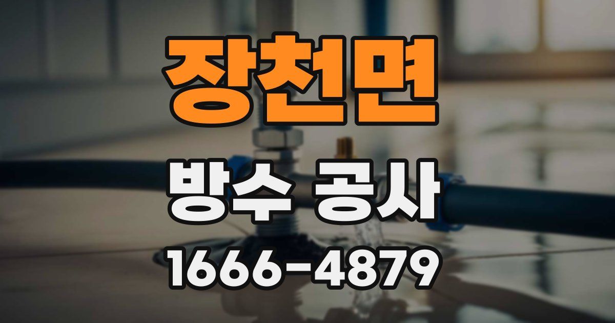 장천면 방수 공사