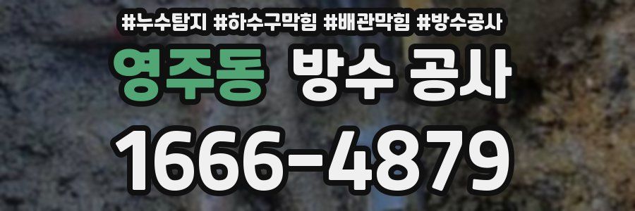 영주동 방수 공사