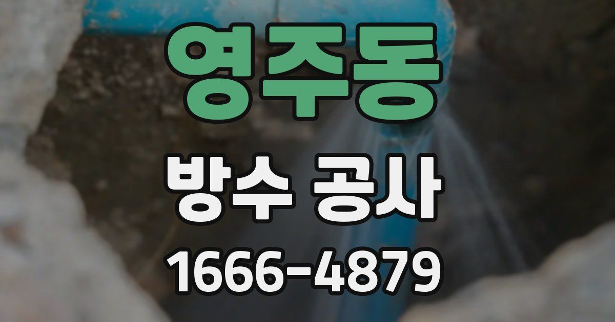 영주동 방수 공사