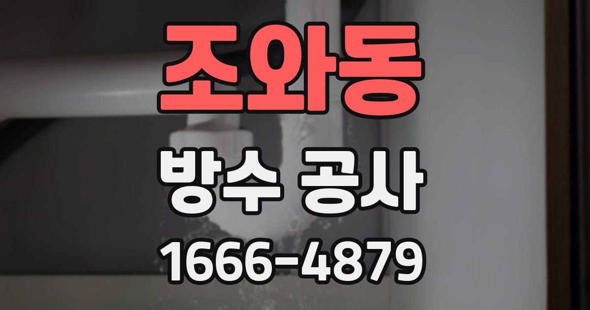 조와동 방수 공사