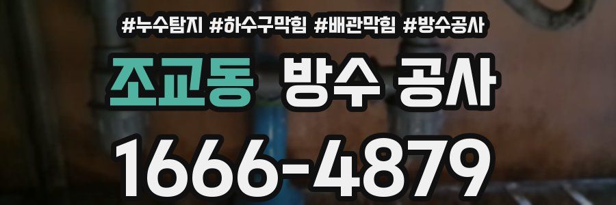 조교동 방수 공사