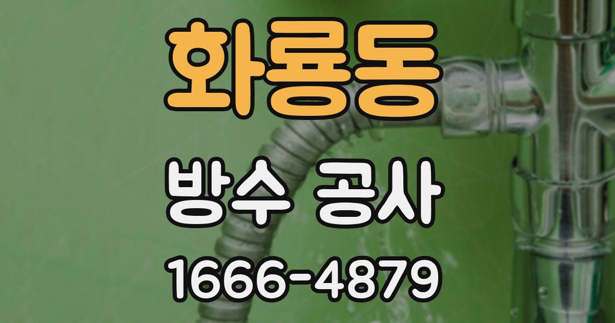 화룡동 방수 공사