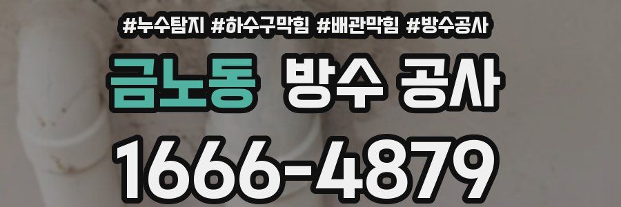 금노동 방수 공사