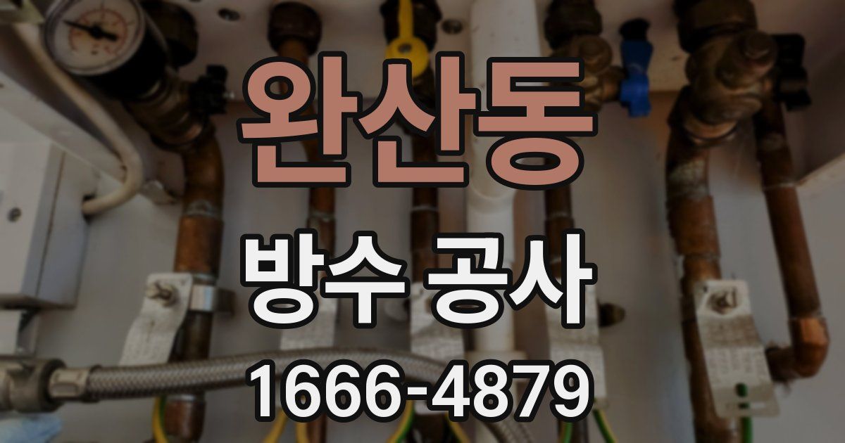 완산동 방수 공사