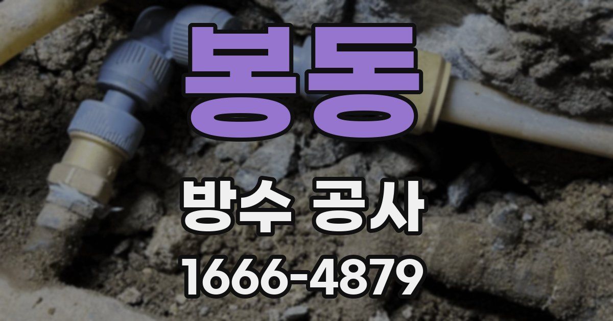 봉동 방수 공사
