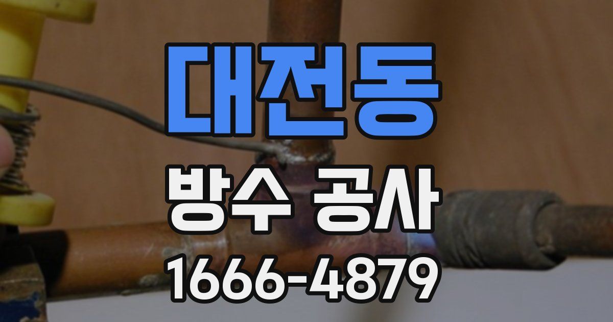 대전동 방수 공사