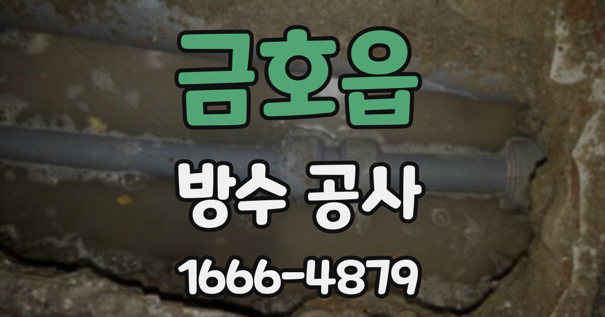 금호읍 방수 공사