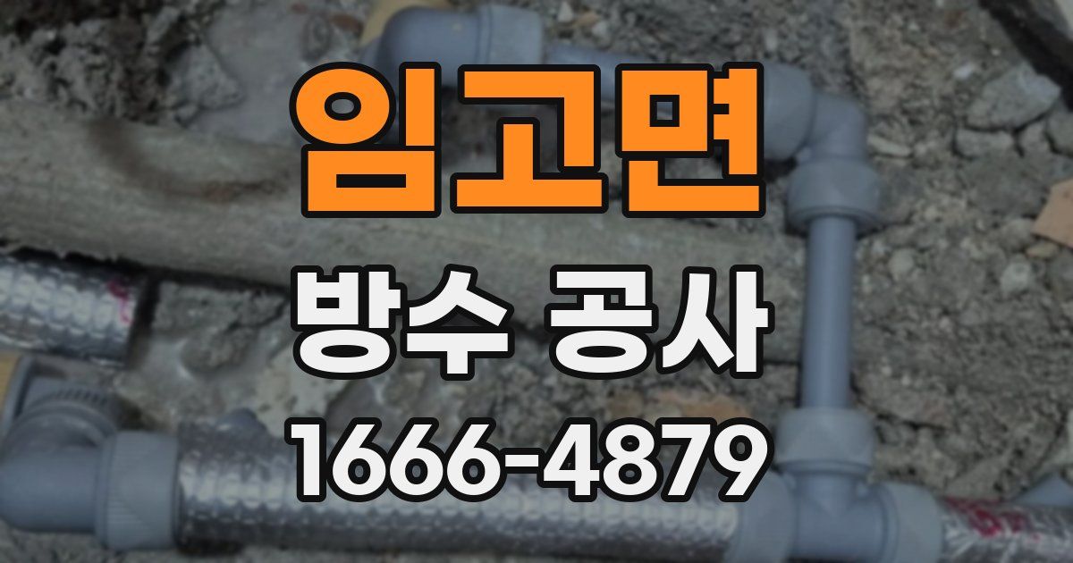 임고면 방수 공사