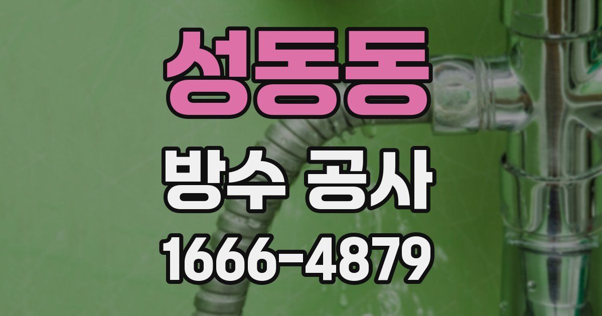 성동동 방수 공사