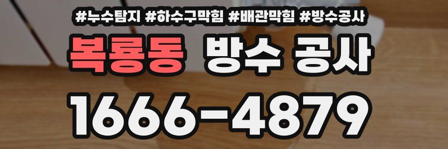 복룡동 방수 공사