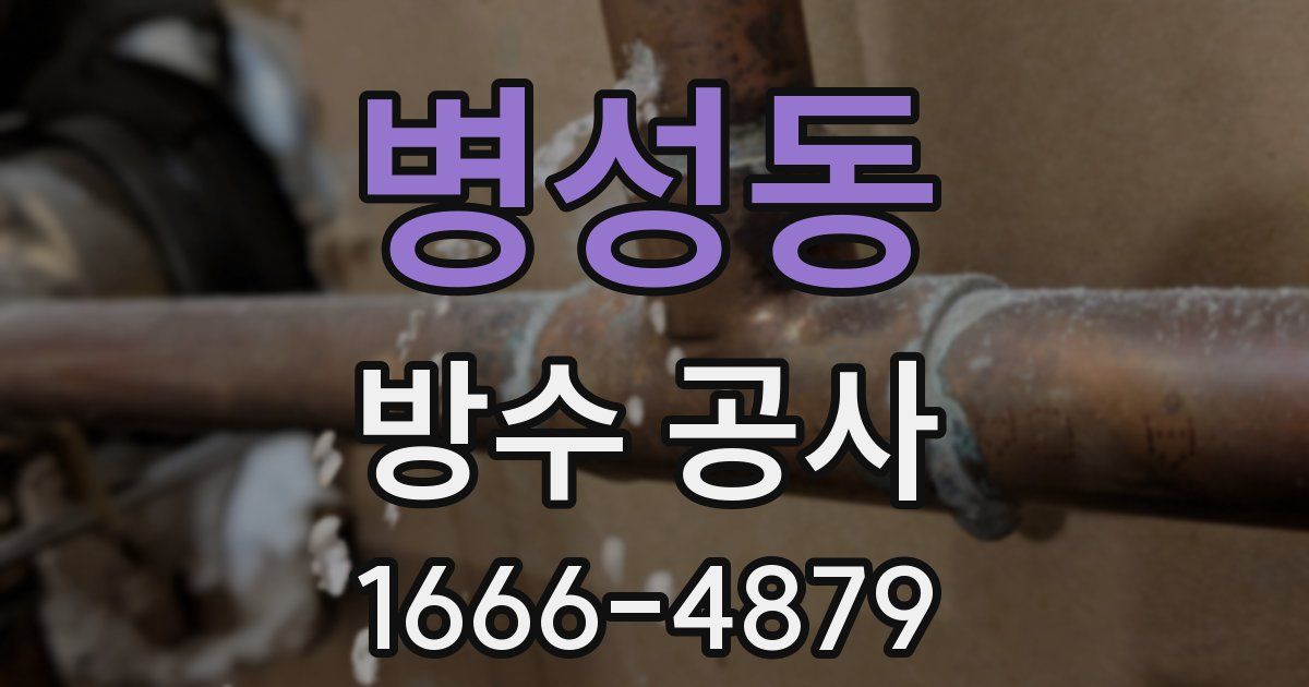 병성동 방수 공사
