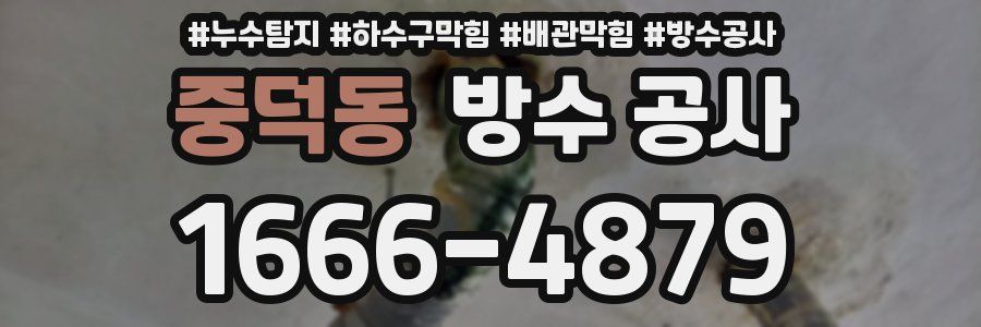 중덕동 방수 공사