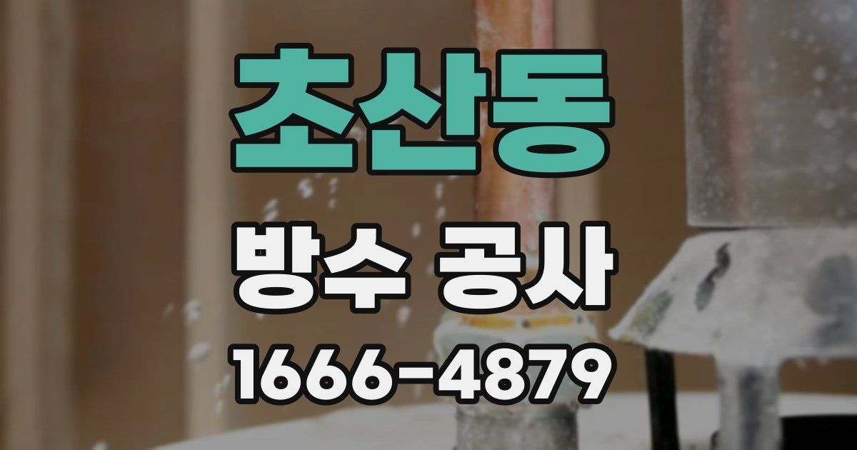 초산동 방수 공사