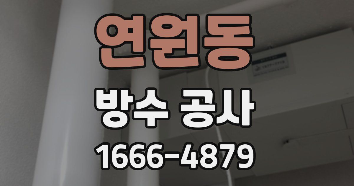 연원동 방수 공사