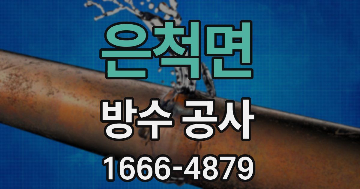은척면 방수 공사